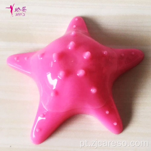 Frasco de creme facial cosmético em forma de estrela do mar Frasco de creme
